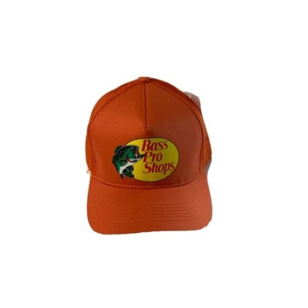 Bass Pro Shops Hat Mesh Adjustable SnapBack Trucker Baseball Fishing Outdoor Cap